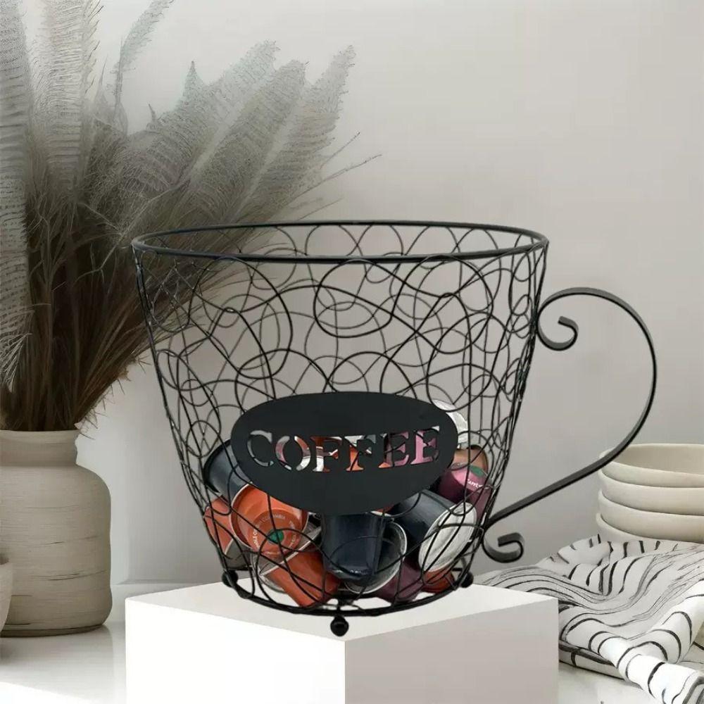 Large Capacity Coffee Pod Holder Coffee Pod Irregular Shape Coffee Capsule Holder Home Decoration Storage Cup