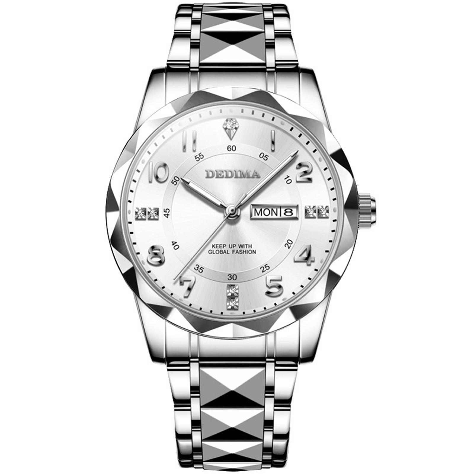 

Мужские водонепроницаемые светящиеся наручные часы-будильник для бега One Size