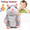 Hamster Falante Fofo Bichinho de Pelúcia Brinquedo Infantil Gravação de Som | 15/18cm