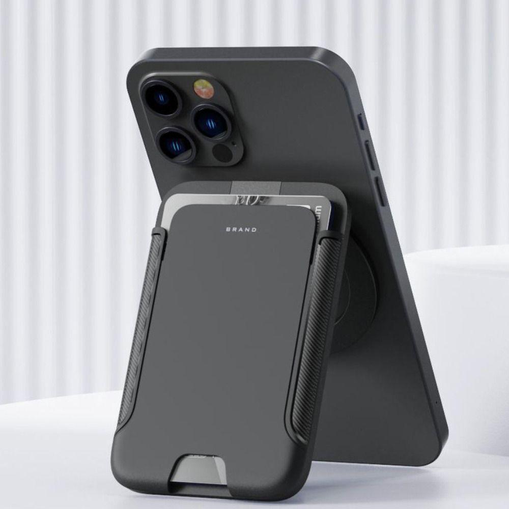 Strong Adsorption Magnet Phone Card Holder for iPhone 16 15 14 13 12 ProMax Universal