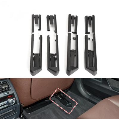 Capa deslizante para trilho de assento dianteiro esquerda/direita guarnição para BMW 5 5GT 7 Series F10 F18 F01 F02 F07 520 523 525 528 530 535 730 740