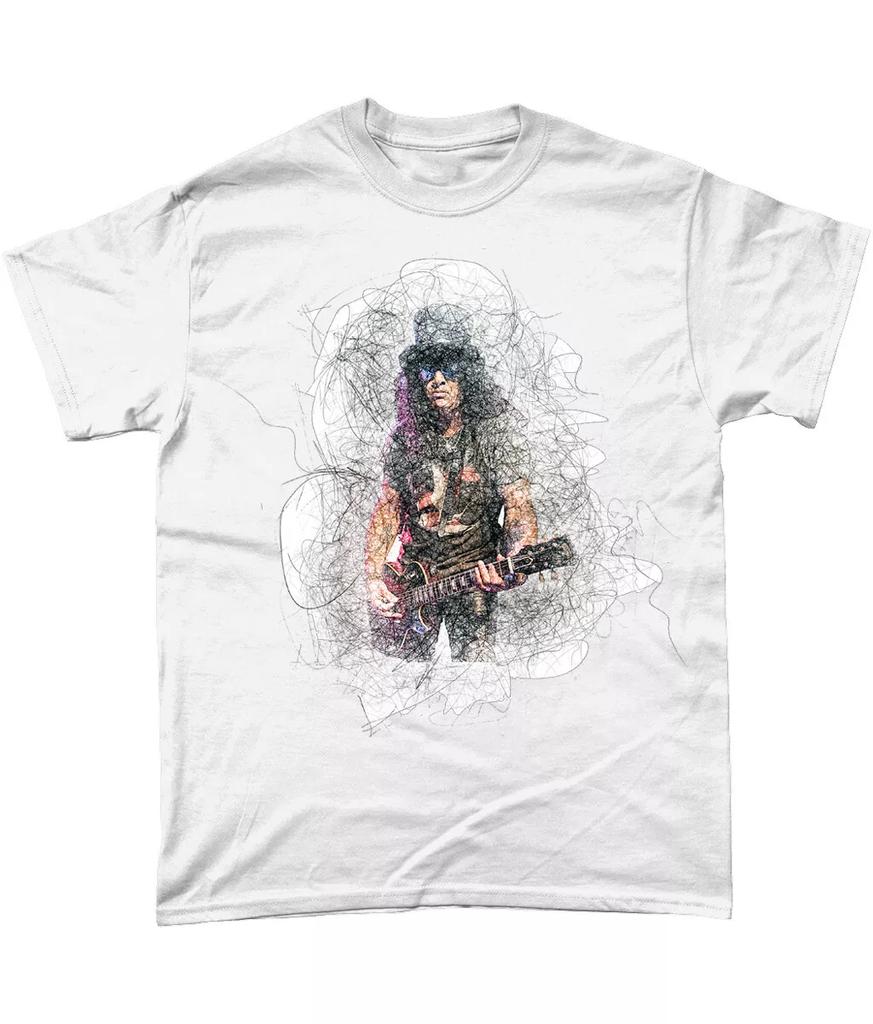 Slash Tričko Barevný Náčrt Guns N' Roses Axl Rose Sweet Child O'Mine