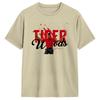 Tigers WWoods Art Cotton TShirt For Unisex Summer Y2K Basic TShirts Novelty Tees Oversize Loose Clothes