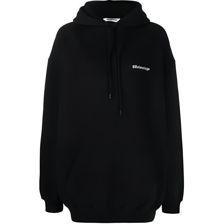 Balenciaga Bb Paris Hoodie 'Black' 578135TJV851070