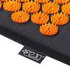 4FIZJO Acupressure Mat 68x42 with Pillow Black and Orange
