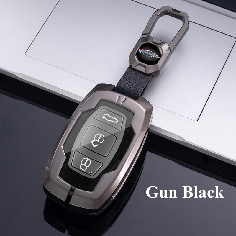 Metalowy cynkowy pokrowiec na kluczyk samochodowy z pilotem dla BYD F3 S6 S7 l3 F0 G3 Song MAX G6 Yuan Su Rui BYD L3 M6 L6 E6 F0 G3R Akcesoria