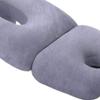 Face Down Pillow Home Massage Removable Cover, Versatile Soft Neck Support with Arm Hole for