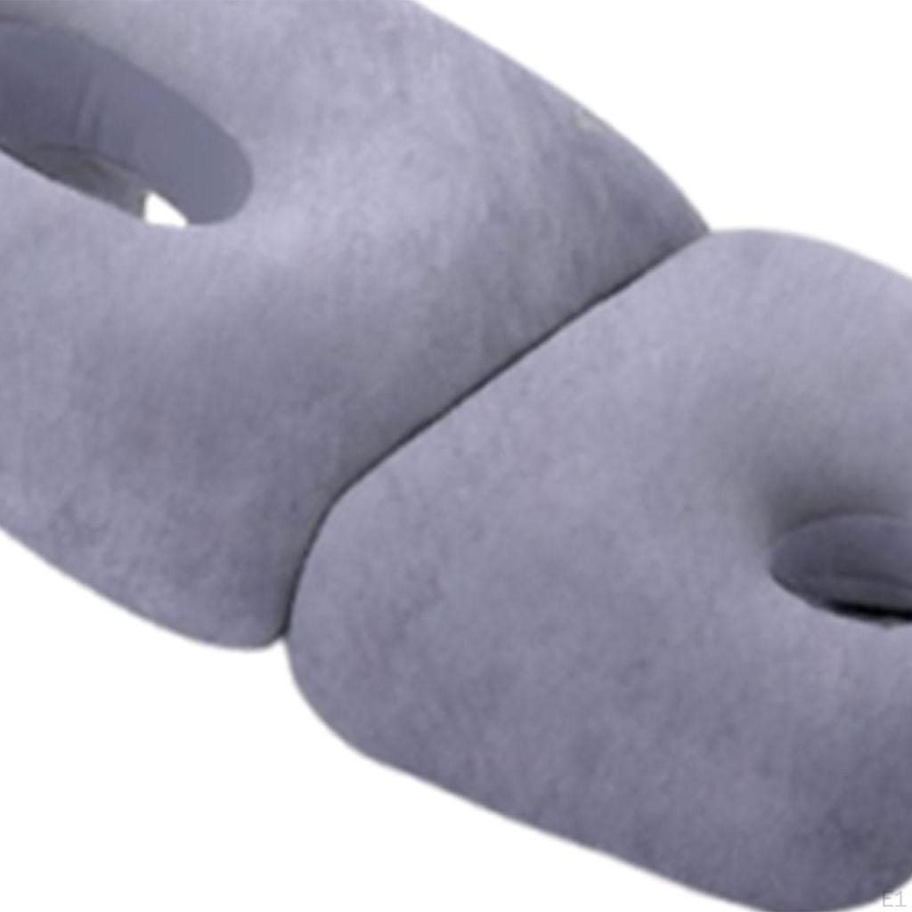 Face Down Pillow Home Massage Removable Cover, Versatile Soft Neck Support with Arm Hole for