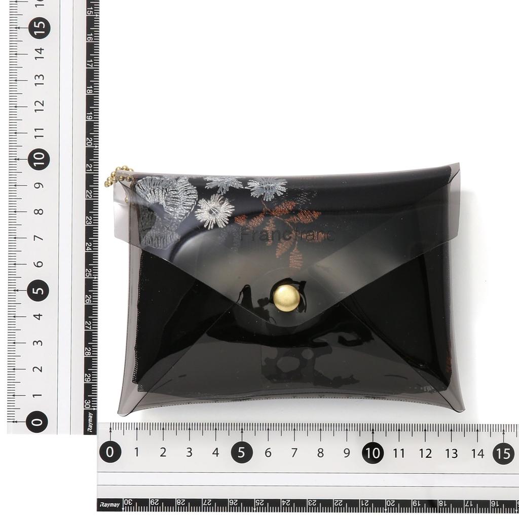 Francfranc Tulle Bag Blue X Black Foldable Eco Bag My Bag Sub Bag with Storage Pouch [Francfranc]