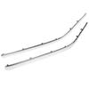 Motorcycle Side Box Trim Connecting Fairing Chrome Accent Decal