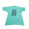 Vintage America Shirt Mens Large Green El Yunque Graphic Tee Art Nature Puerto Unisex T-Shirt