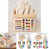 Childrens Wooden Educational Sorting Kit With Shape And Color Classification For Early Development