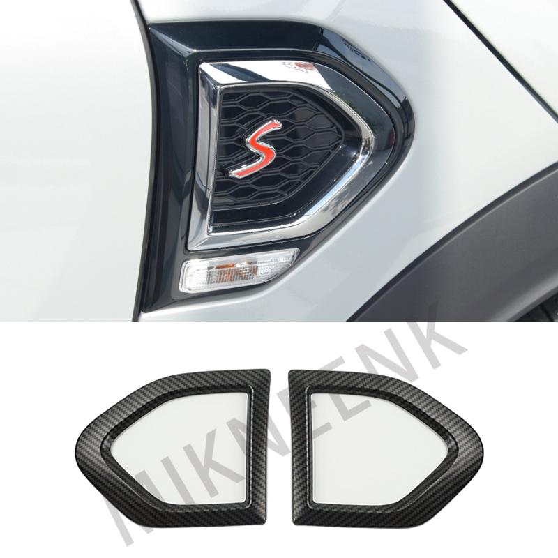 BGB1 For MINI Cooper S SD Countryman F60 Car Fender Turn Signal Exterior Light Covers Sticker Auto Accessories