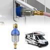 1 Set Faucet Impurity Gravity Fill External Water Purifier RV Caravan Filter Water Tank Filling Pre-Filter Caravan Accessories