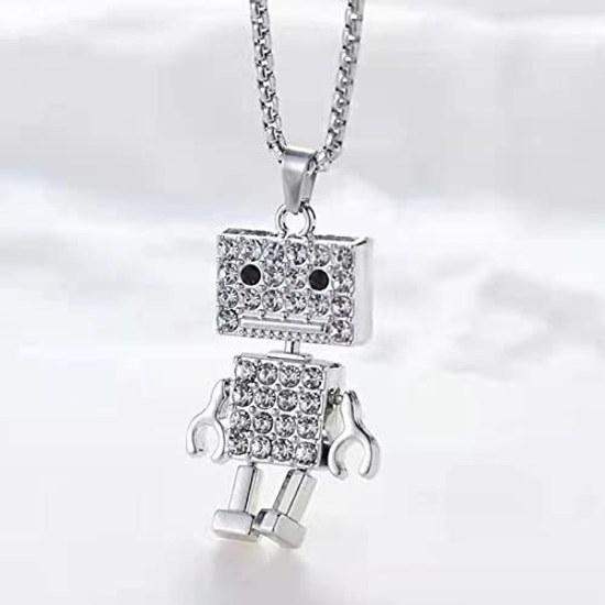 JYLTT Mens NecklaceWomens NecklaceHip Hop Titanium Steel Necklace70cm Length PendantUnisex.