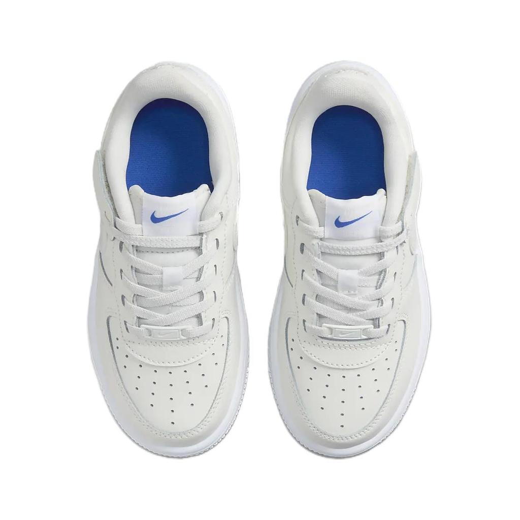 Nike Force 1 Low LV8 EasyOn PS Sail Croc Kids Sneakers Cream White Black FV6104-100