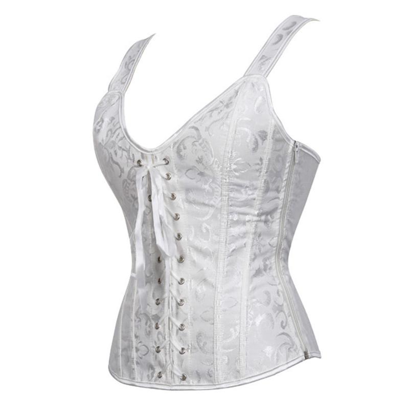 Corset Crop Tops Burlesque Lingerie Corset Top Vest Hot Shaper Overbust Corset Gothic Clothing Corsage Medieval Ladies