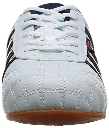 Tartex AZ51603 Safety Shoes/Work Shoes (4 Stripes), Steel Toe Cap, 3E, White/Navy, Size 27.0 cm