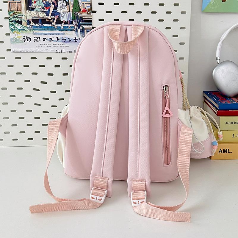 School Bag High Value Soft Girl Ins Cute School Bag Ins Milk Whirring Children Mini Backpack Female
