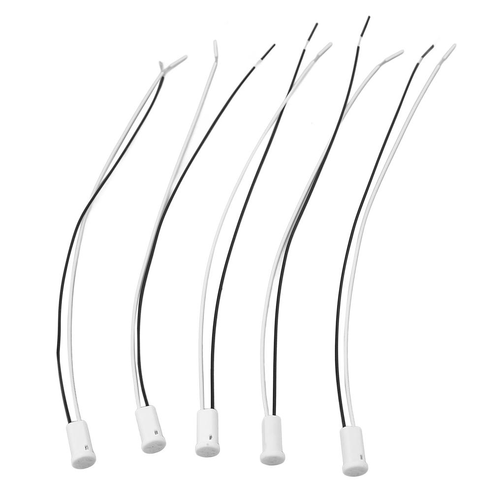 5pcs Halogen Bulb Holder High Temperature Resistant G4 LED Bulb Socket Ceramic Lamp Base