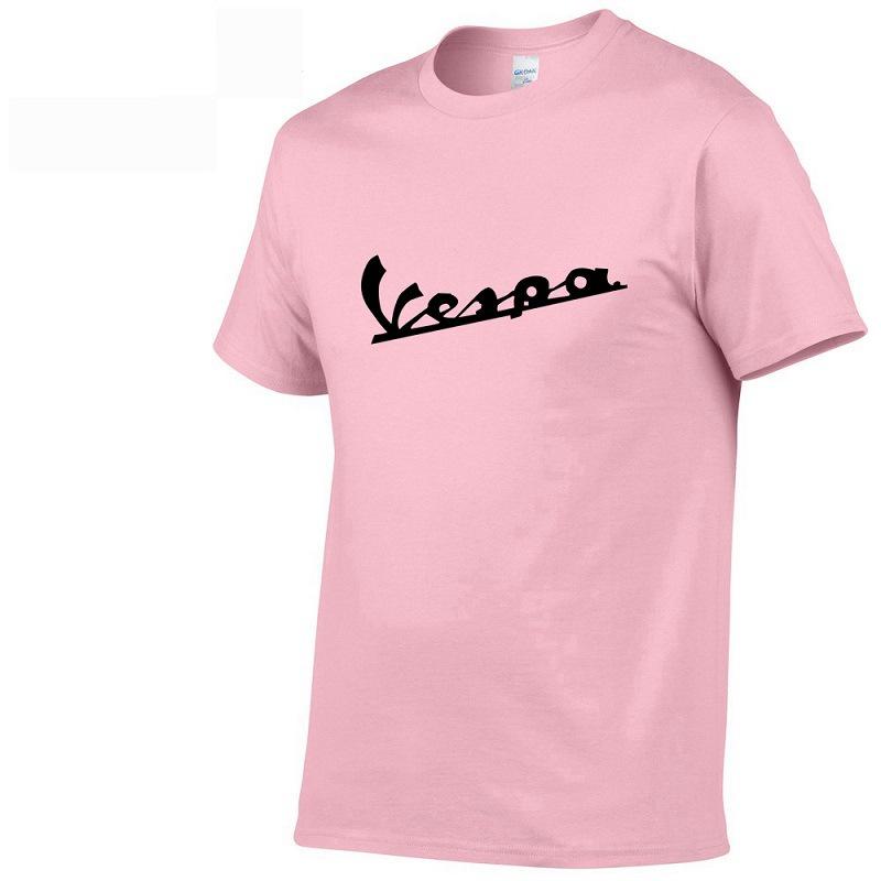 Shirt 2017 Men Funny Vespa Tshirt 100 Cotton Summer Short Sleeve Round