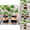 Charming Cartoon Bee Dog Stuffed Toy Cozy Plush Keychain Creative Couple Accessory