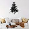 Metal Christmas Tree Wall Decoration Modern Minimalist Black Abstract Tree Wall Art Home Office