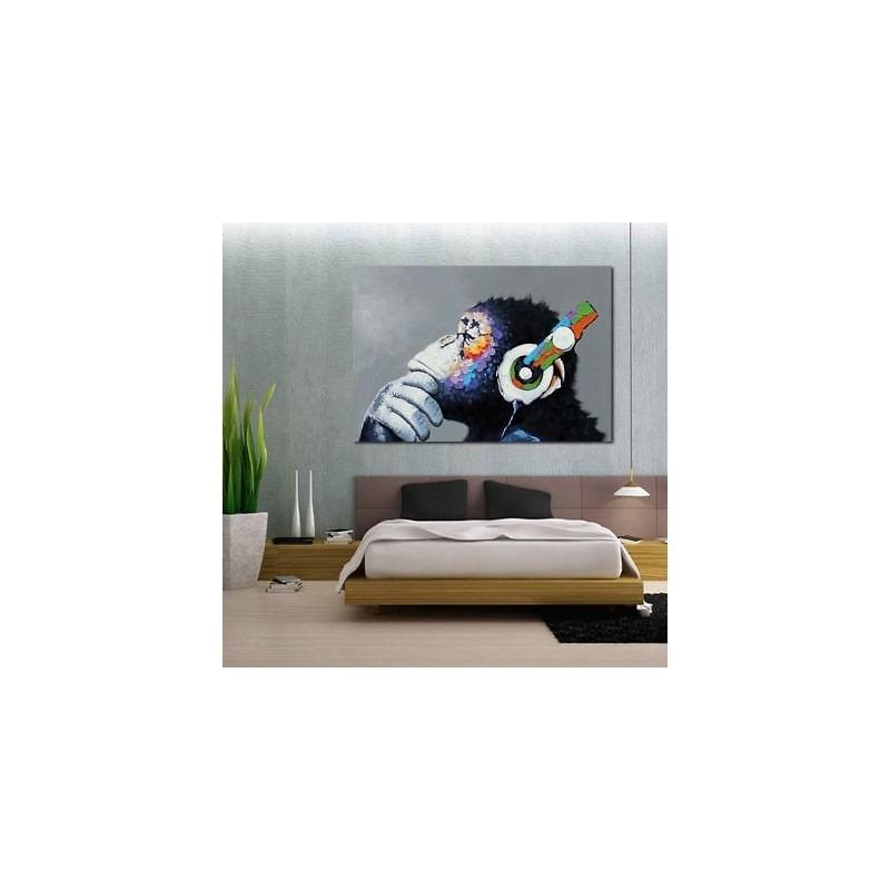 Premium Quality Oil Painting Gorilla On Canvas For Elegant Animal Art Home Decor