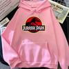 Jurassic Park Printed Men's Women's Hoodies Funny Casual Breathable Tops Jurassic World Cool Long Sleeves Couple's Clothing
