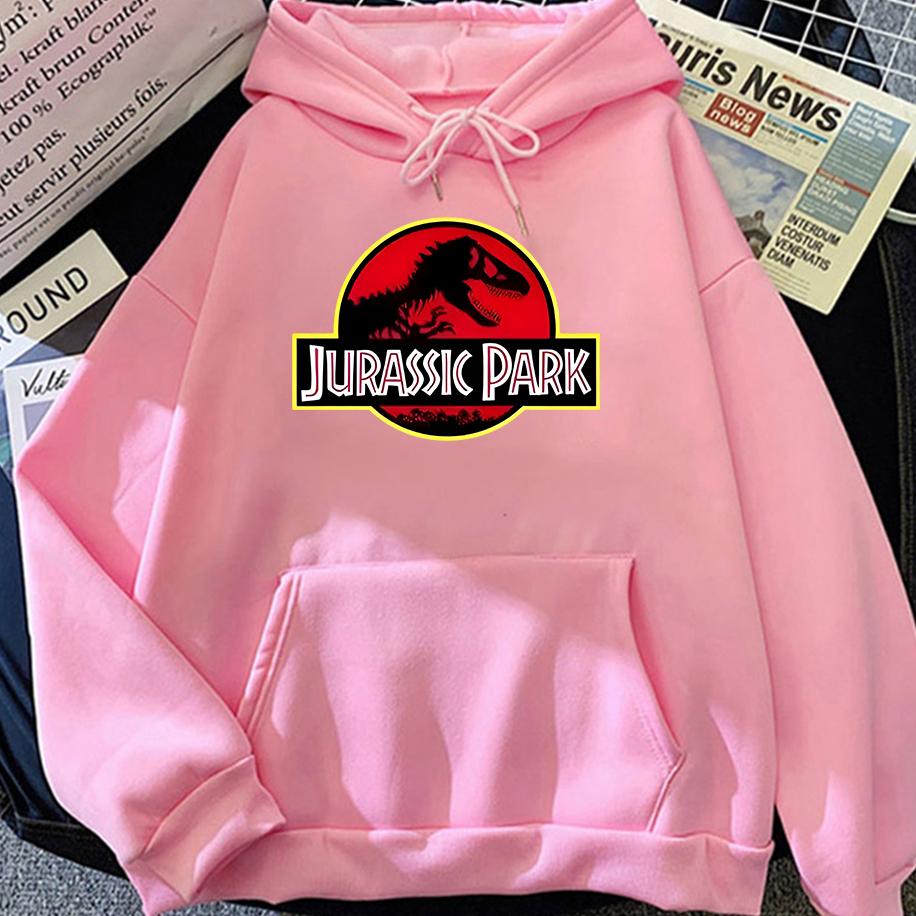 Jurassic Park Printed Men's Women's Hoodies Funny Casual Breathable Tops Jurassic World Cool Long Sleeves Couple's Clothing