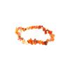Elastic Bracelet with Carnelian Chip Pearls - 50mm