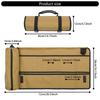 Multipurpose Tool Bag Organizer Roll Up Tool Pouch for Electrician Plumber Carpenter Mechanic with Multiple Pockets