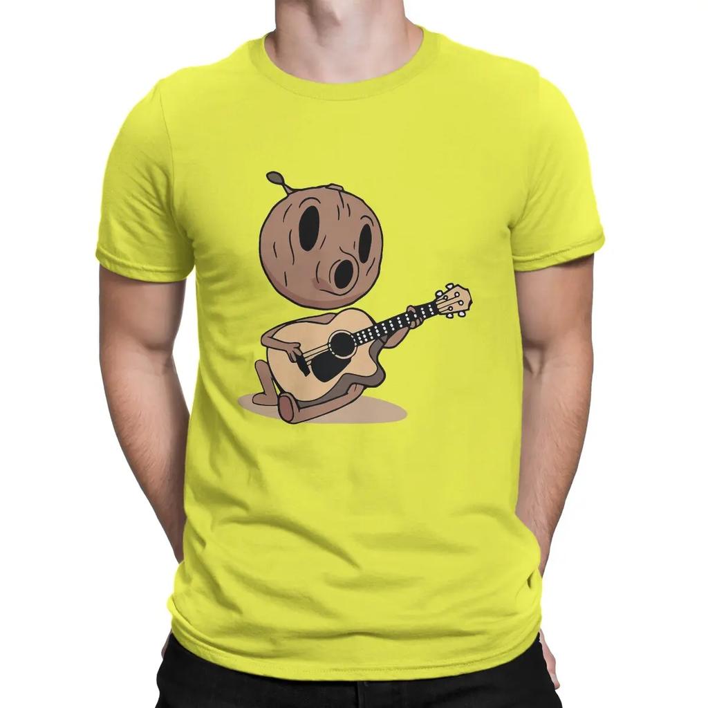 Music Guitar Hip Hop TShirt H-Hilda Cartoon Leisure T Shirt Summer Stuff For Adult