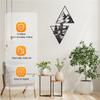ABUL-Scenery Theme Decor Wall Art Decorations Mountain Metal Wall Decor Wall Sign Metal Wall Gift Triangle Wall Art For Room