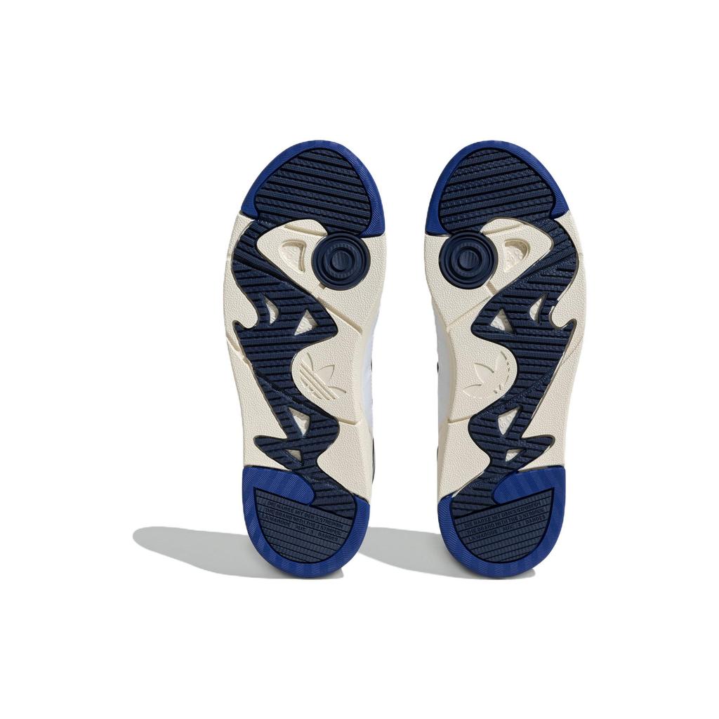 Adidas Originals Post Up Non-Slip Durable High-Top Skate Shoes Unisex Skate Shoes Blue White ID4092