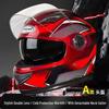 New 3C-Certified Full Face Motorcycle Helmet - Double Lens, All-Season, Cool, Cold-Proof, Rain-Proof, Unisex.