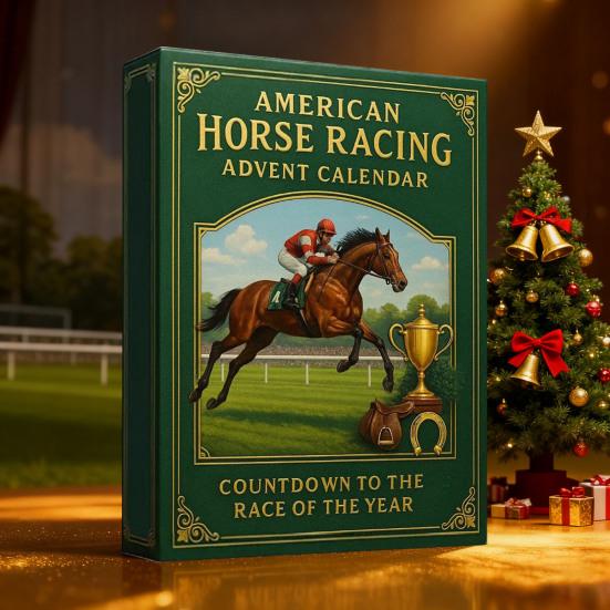 Advent Calendar Horse Design 24-Day Countdown Christmas Gift Calendar Christmas Tree Holiday Party Decor