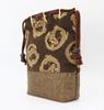 Maruzen Drawstring Bag with Shingen Maruryu Made in 24 x 20 x 7 cm Wickerwork, Bag, Design, Japan, Brown, Approx.