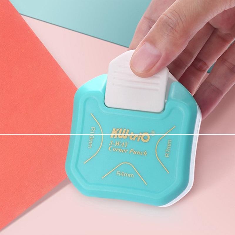 3 In 1 Corner Rounder Punch Paper Round Corner Trimmer Cutter For Card Photo