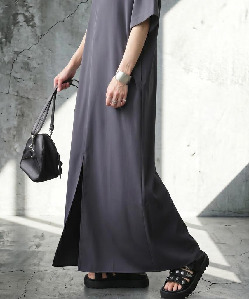 Antiqua shirt dress for regular front solid back Sheer flattering plus sizes 15 Gray Onesize [antiqua] Eye-catching, relaxed-fit women. Long,