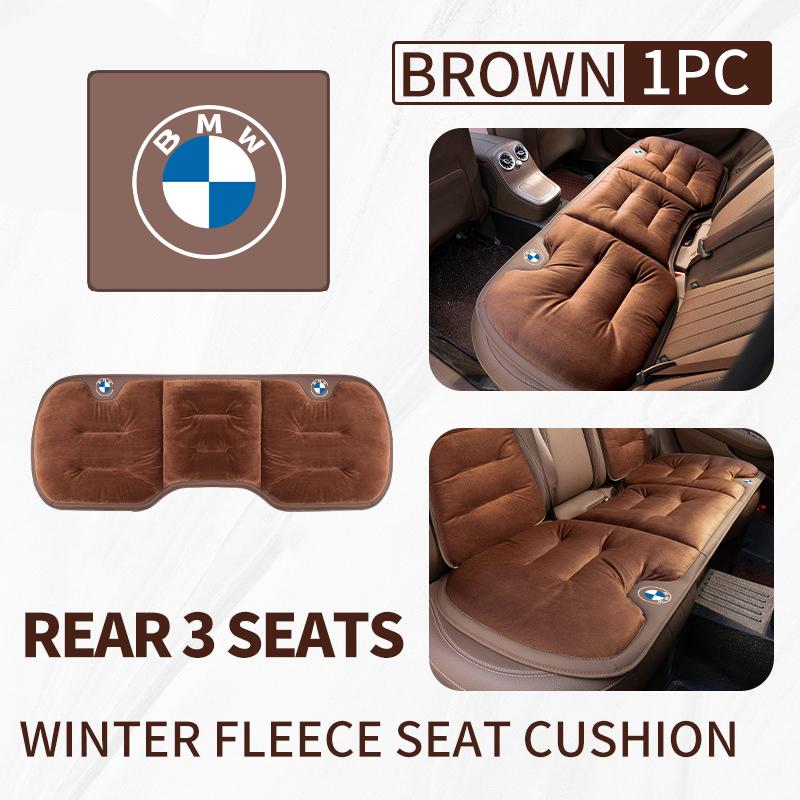 Flannel Car Seat Cover Warm Backrest Cushion Protector Pad For BMW Performance M E87 E30 E46 E28 F35 G20 E93 F20 X3 X fsdf08