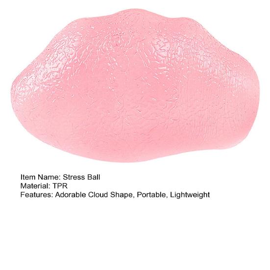 Bulut Stres Topu Kaygı Giderme El Terapisi Rehabilitasyon Sıkma Topu Oyuncak Çocuklar Gençler Yetişkinler Taşınabilir Yumuşak TPR Topu Çimdikleme Duyusal Oyuncak