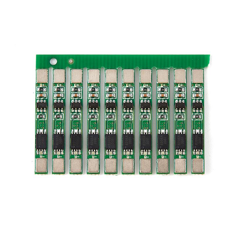 10Pcs 1S 3.7V 3A Li-Ion Bms Pcm Battery Protection Board Pcm