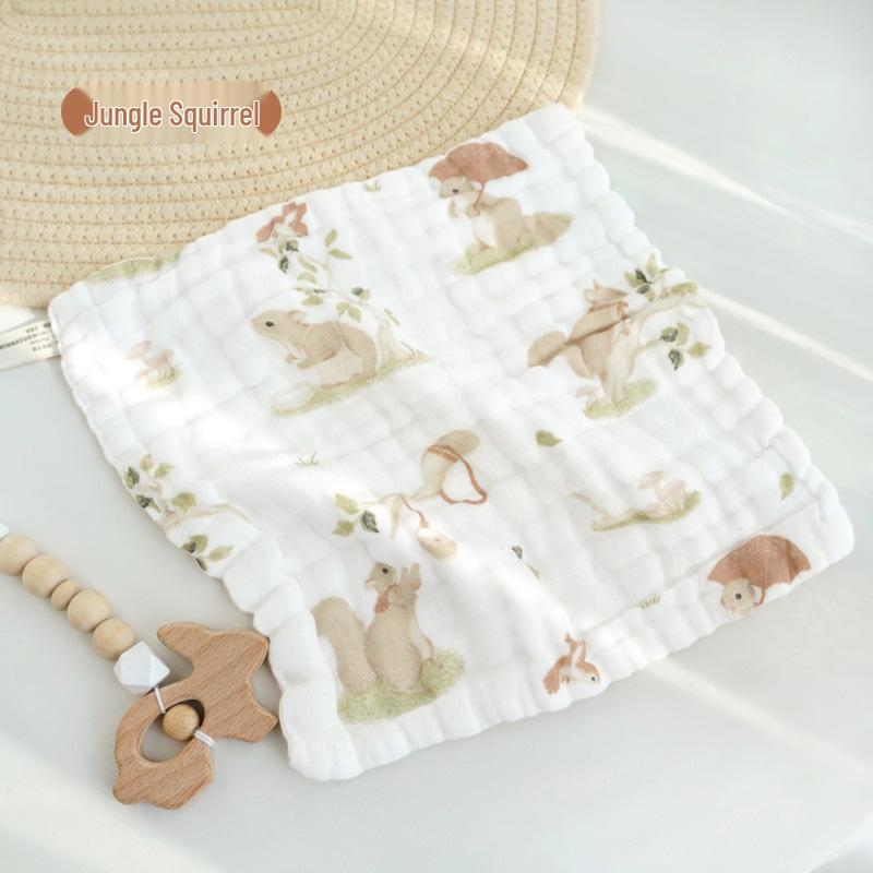 Summer Infant Face Wash & Bib: Six-Layer Gauze Baby Towel