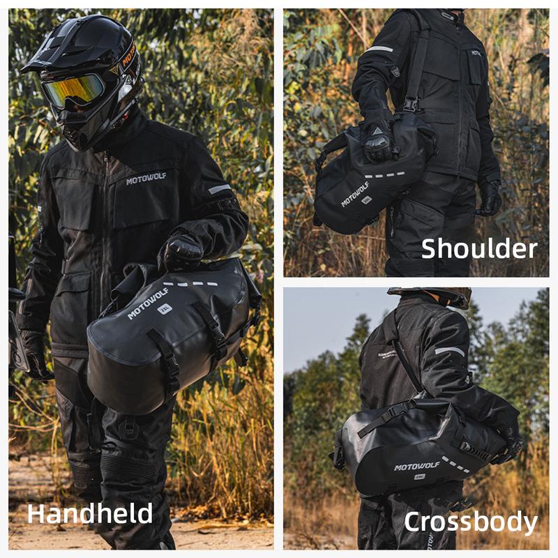 Waterproof Motorcycle Bag 18L 28L 48L Motorcycle Saddle Side Bag Large Capacity Universal Fit Motorcycle Pannier Bag