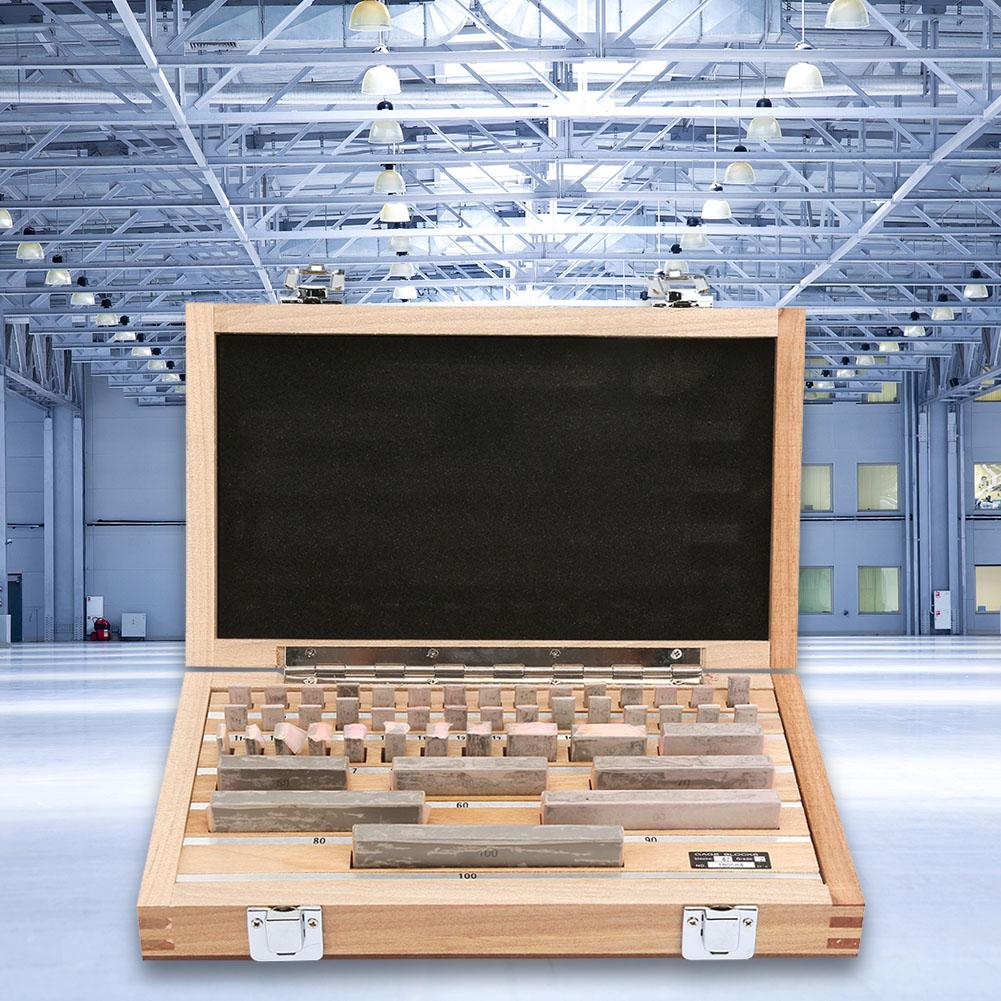 47Pcs High Accuracy Steel Gauge Measuring Block Set For Calibrating