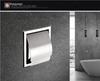 Stainless Steel Concealed Wall-Mounted Double Roll Tissue Holder