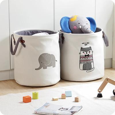 1Pc Foldable Dirty Clothes Toy Storage Basket, Waterproof Storage Basket for Clothes and Miscellaneous Items