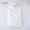 Four-Season Anti-Startle Swaddle: Class A Thickened Cotton Blanket for Newborns