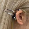 Personality Design Spider Ear Cuff Non-Piercing Earrings Trendy Cool Punk Gothic Metal Unique Ear Clip for Wome Men Jewelry